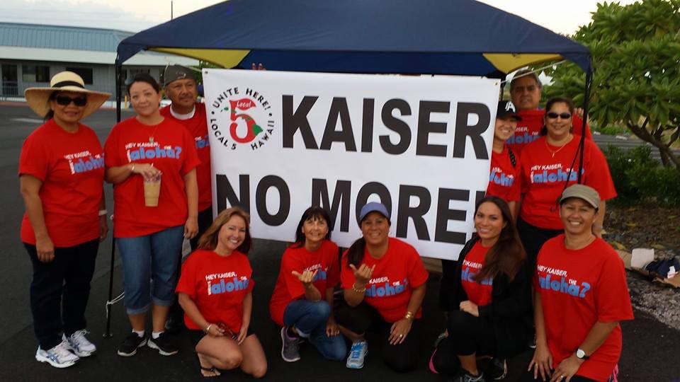 Kaiser Permanente Workers On Strike In Hawai'i : UNITE HERE!