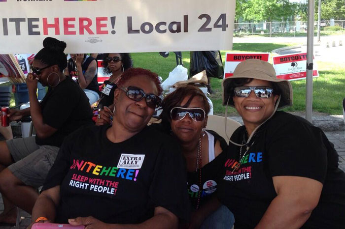 UNITE HERE Local 24 members welcome Detroiters to Pride