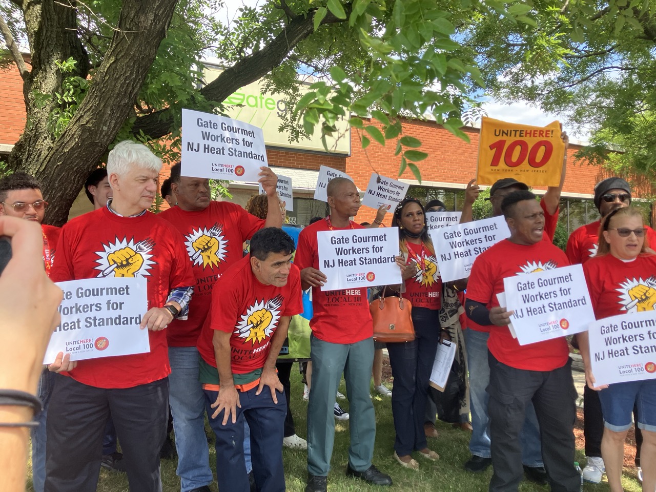 Workers Driving Airline Catering Trucks on EWR Airport Tarmacs Speak