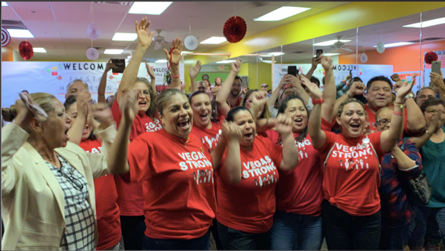 Workers at Station Casinos Fiesta Henderson vote to join in union.