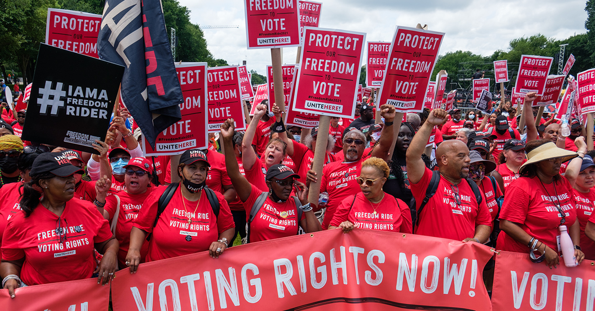 UNITE HERE Hospitality Workers from 21 states March in Washington D.C ...