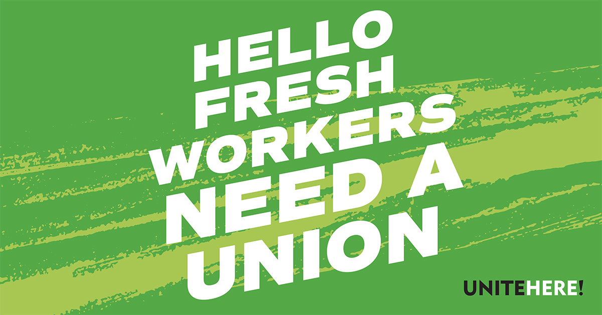 HelloFresh workers seek to unionize after injuries and COVID19